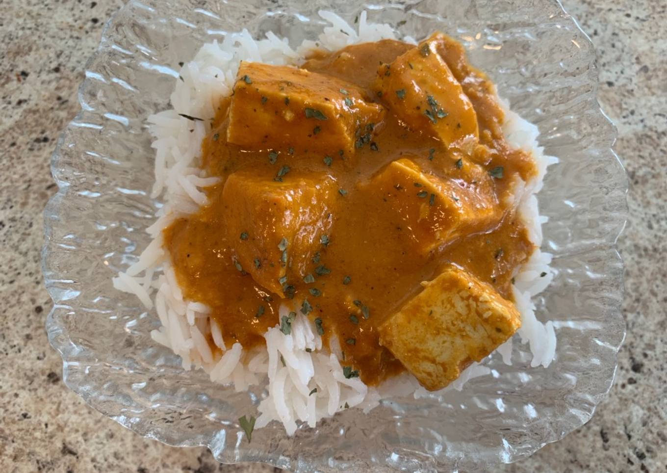 Tofu Makhani al curry y a mi estilo