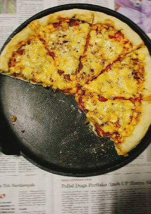 Foto resep Pizza 'beef corn' Teflon