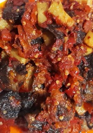 Foto resep Sambal daging sapi minang