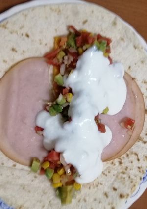 Una foto de Crema agria