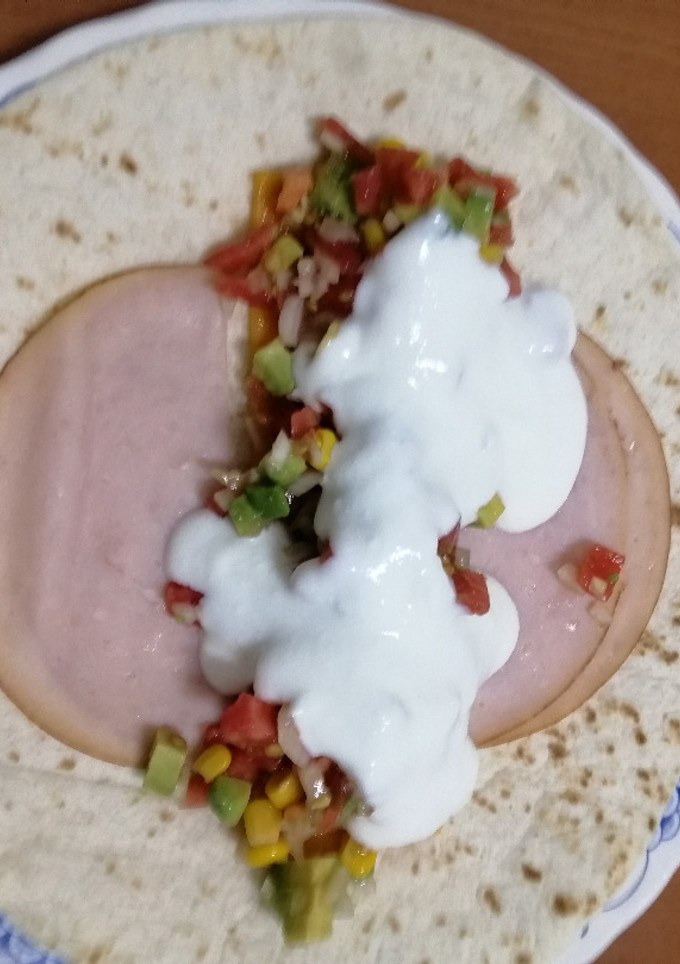 Una foto de Crema agria