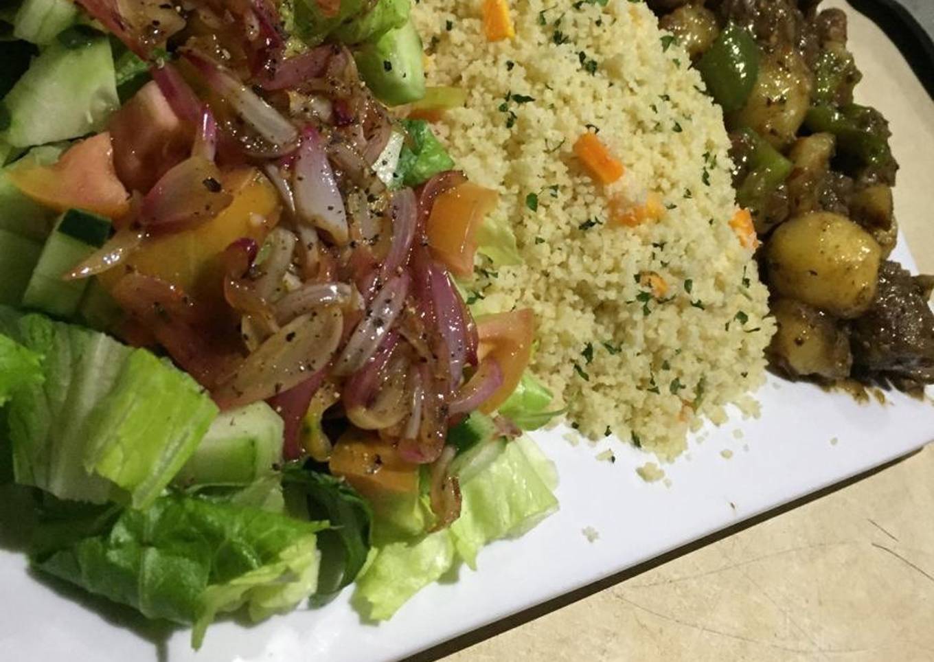 Stir fry couscous