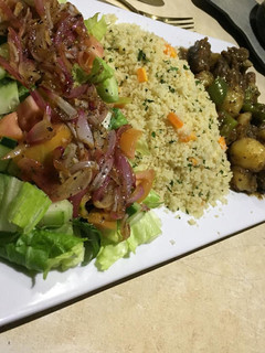 A picture of Stir fry couscous.