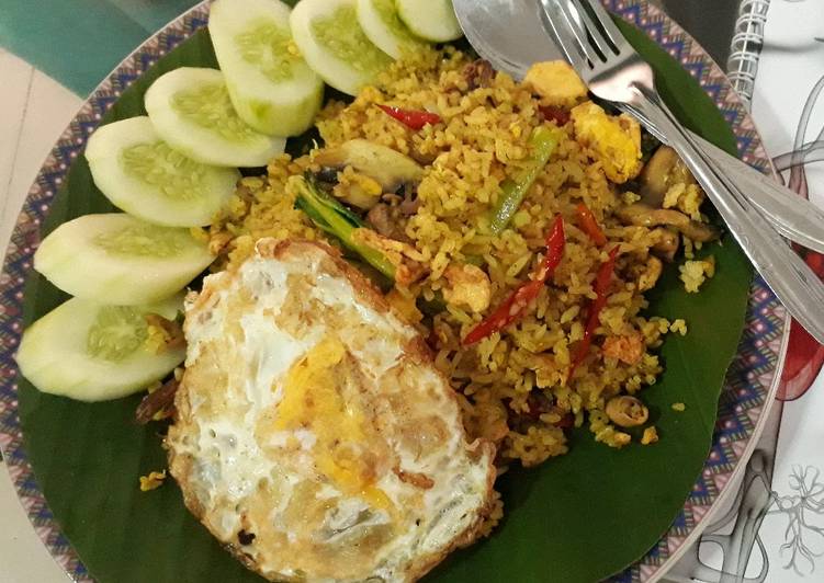 Resep Nasi Goreng Kari😚 Anti Gagal