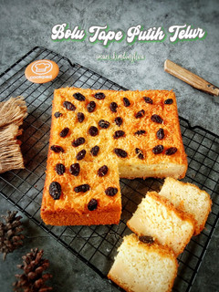 Foto resep Bolu Tape Putih Telur