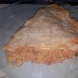 Tarta de choclo, cebolla, jamón con toque rojo remolacha !!