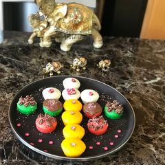 # Rainbow 🌈 cakes# Rainbow contest# Day 4# 11/6/18Rice flour rainbow cakes A picture of # Rainbow 🌈 cakes# Rainbow contest# Day 4# 11/6/18Rice flour rainbow cakes.