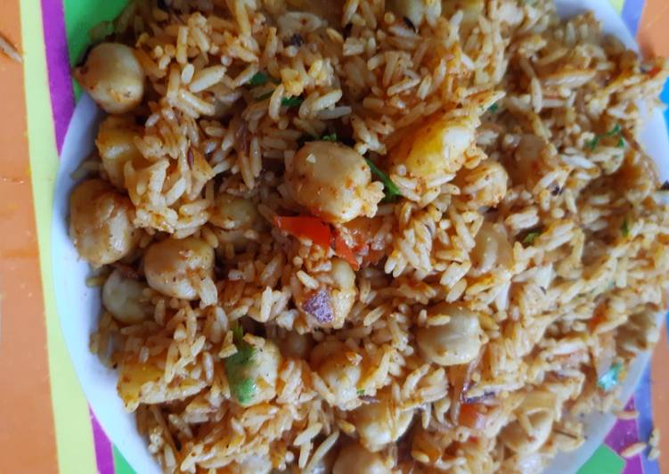 Easiest Way to Prepare Quick Chole Pulao