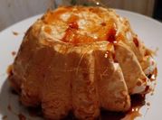 Una foto de flan de claras