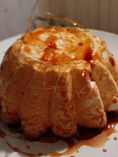 Una foto de Flan de merengue