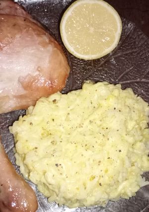 Una foto de Patamuslo y arroz con queso