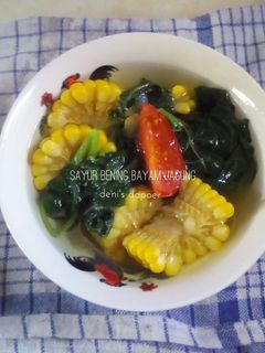Foto resep Sayur bening bayam jagung