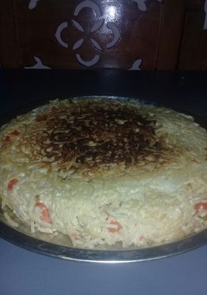 Una foto de Tortilla de fideos 🍝