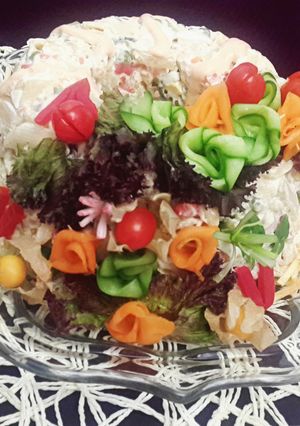 عکسی از دستور سالاد ماکارونی