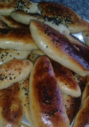 صورة لوصفة فطائر بحشوة الدجاج