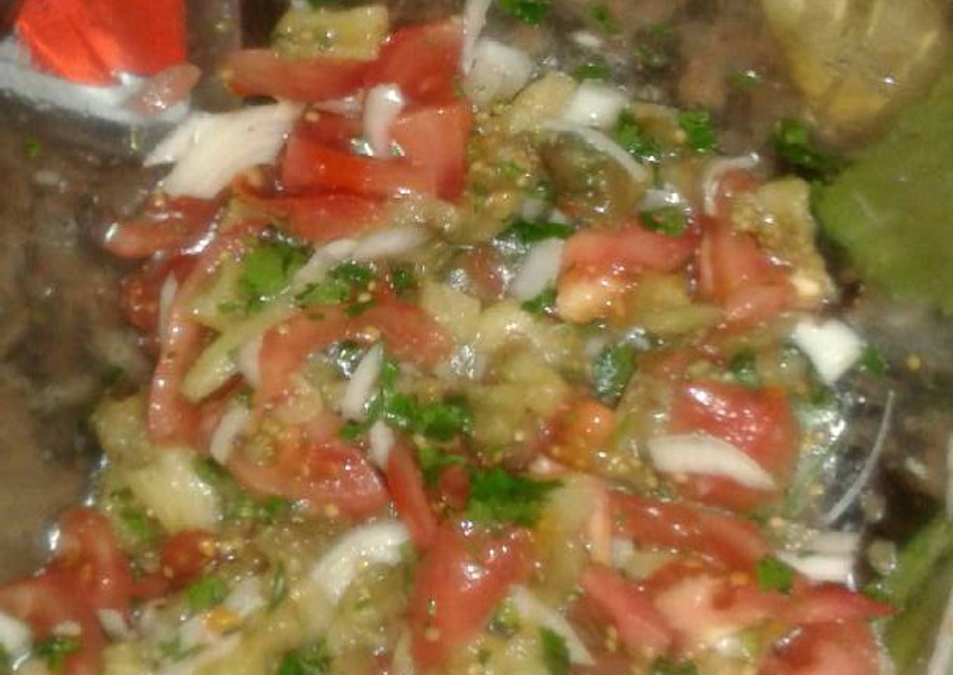 Ensalada de berenjenas asadas