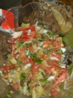 Una foto de Ensalada de berenjenas asadas