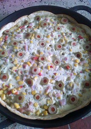Una foto de Tarta Multicolor Facilísima! (en sartén Essen)