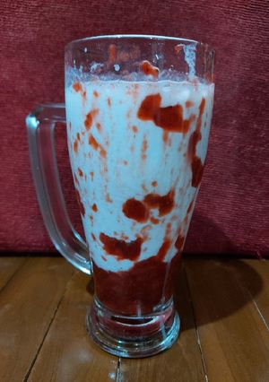 Foto resep Strawberry yakult milk