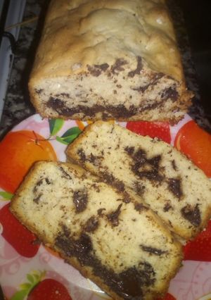 Una foto de Bizcochuelo de vainilla con canela y chocolate