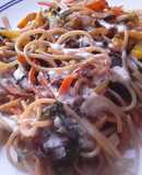 Espaguetis a mi manera🍝🥙🍝🥗