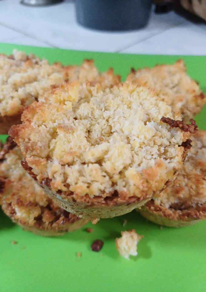 Una foto de Tarta de coco y avena (sin harina y sin azúcar)