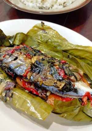 Foto resep Pais Peda (pepes ikan asin peda)