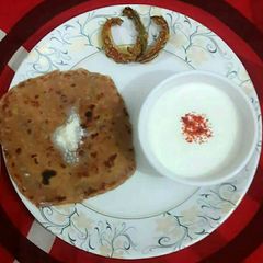 Leftover dal parantha A picture of Leftover dal parantha.