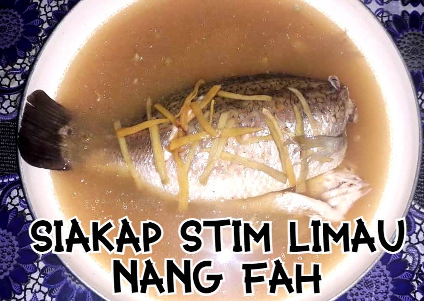 Ikan nang fah dengan jus lemon