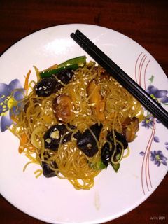 Foto resep Japchae (soun goreng korea)