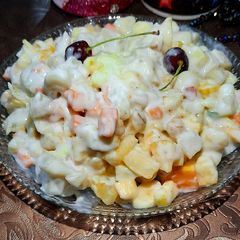 A picture of Russian salad😋😋.