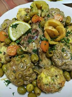 صورة لوصفة طاجين الزيتون
