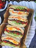 Wanpaku Sandwich mamaell:beef salami & egg
