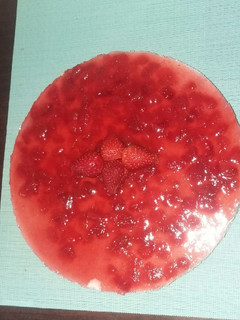 Una foto de 🔶 Cheesecake. Tarta de queso SIN HORNO!!! Súper fácil y exquisita!