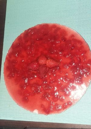 Una foto de 🔶 Cheesecake. Tarta de queso SIN HORNO!!! Súper fácil y exquisita!