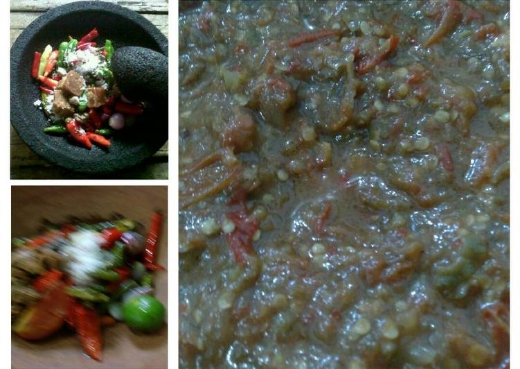 Resep Sambal terasi yang Bikin Ngiler