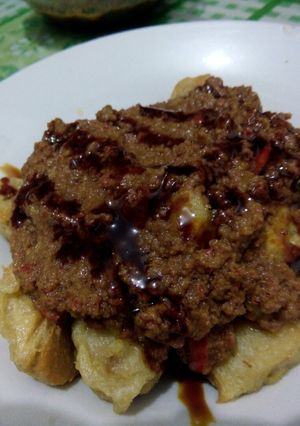 Foto resep Bakso(ayam) Goreng Saus Kacang