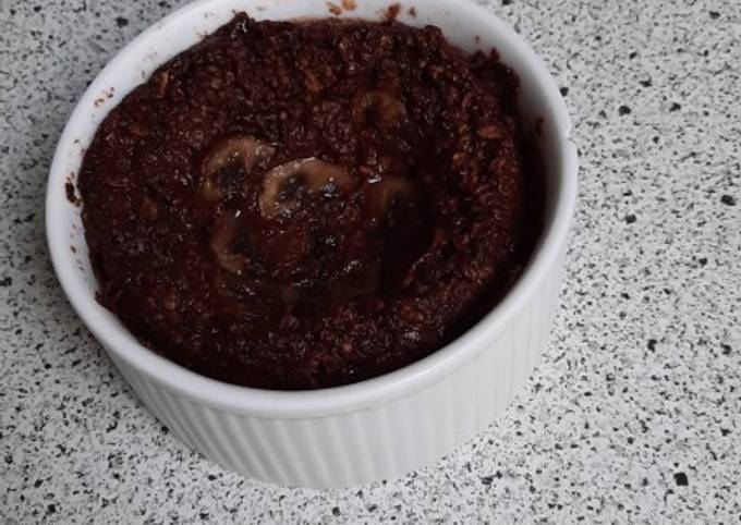 Simple Way to Make Porridge au four banane chocolat