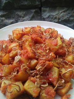 Foto resep Sambal goreng kentang simpel
