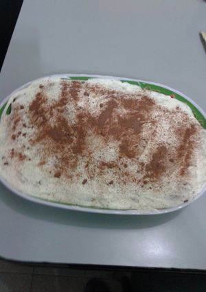 Una foto de Tiramisú sin huevo