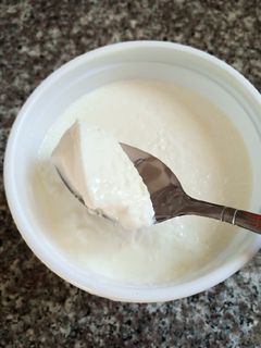 صورة لوصفة طريقة صنع اللبن منزليا