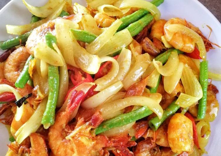 Resepi Udang Goreng Kunyit  Resep udang goreng mentega spesial untuk