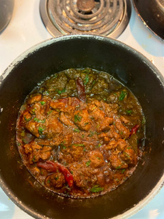 A picture of Mutton curry.