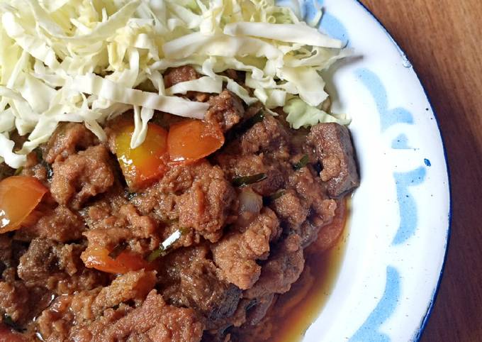 Langkah Mudah untuk Membuat Oseng daging/sate goreng Anti Gagal