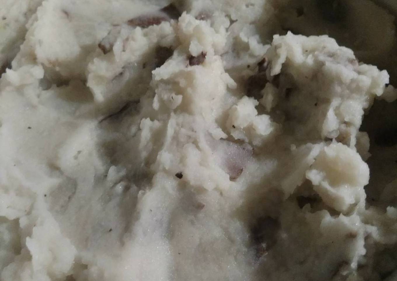 Mashed potatoes are very easy