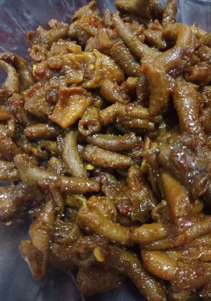 Foto resep Oseng Usus Ayam Manis Pedas
