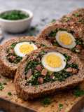 Polpettone ripieno di Spinaci, Speck e Uova sode