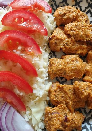 A picture of Vegan Çiğ köfte.