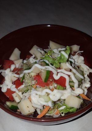 Könnyű saláta recept fotója