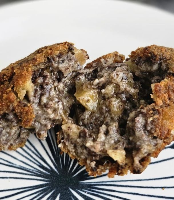 Foto principal de Croquetas de morcilla y manzana caramelizada